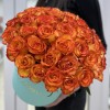 51 огненная роза в коробке